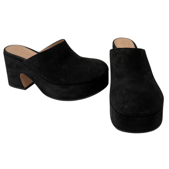 $945 Gianvitto Rossi black lyss platform mules size 11 / eu 41 - Picture 5 of 7